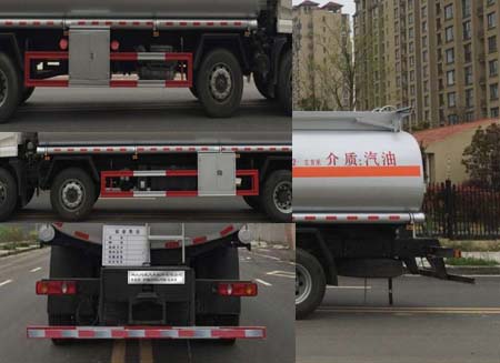 專威牌HTW5250GJYDQ型東風天錦小三軸加油車